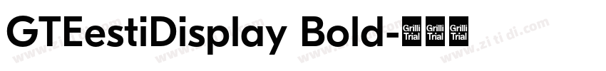 GTEestiDisplay Bold字体转换